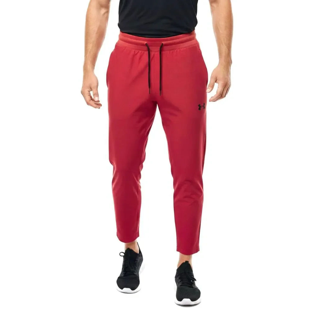 Under Armour NWT Mens Medium Red Maroon Sportstyle Elite‎ Crop Pants 1376965